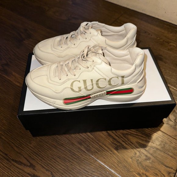 GUCCI RHYTON SNEAKERS - SIZE 38 - Picture 2 of 4